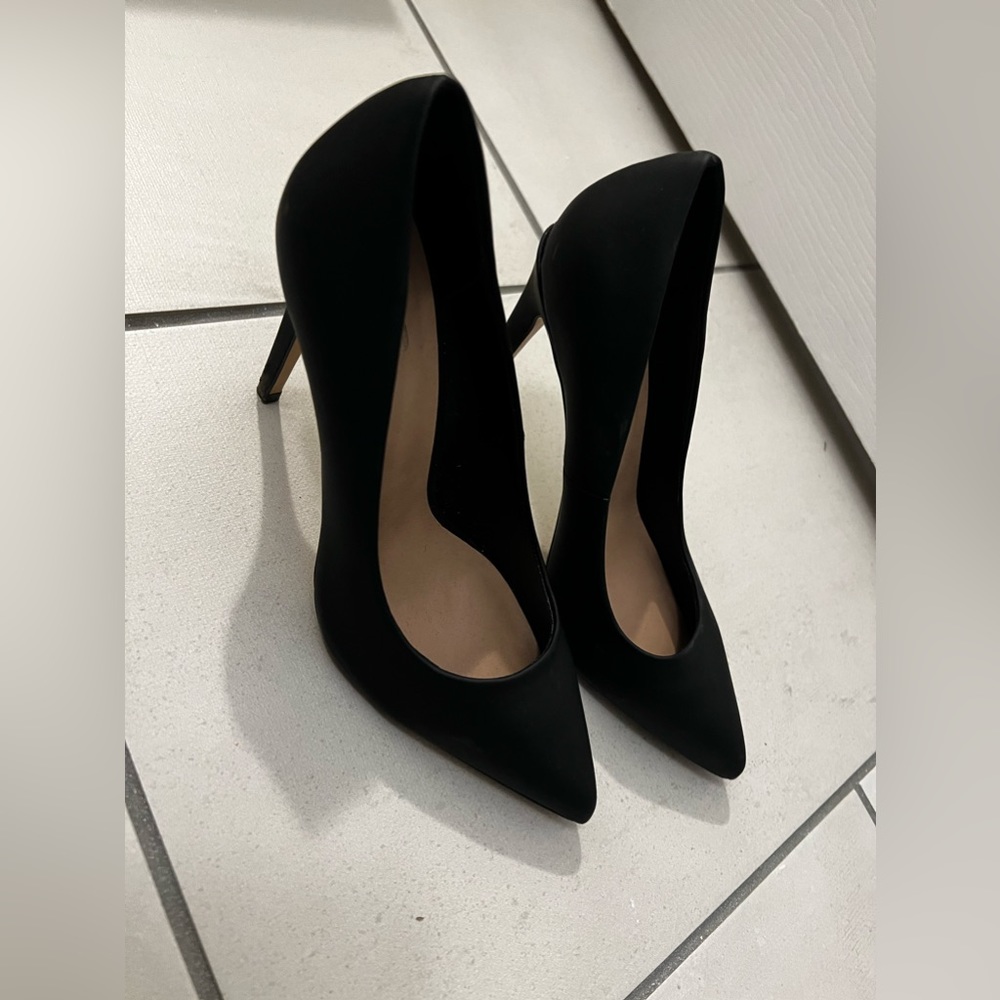 MIX NO. 6 heel in matte black size 7